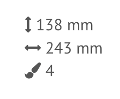 rozmery Imould potisk kelimek 300ml